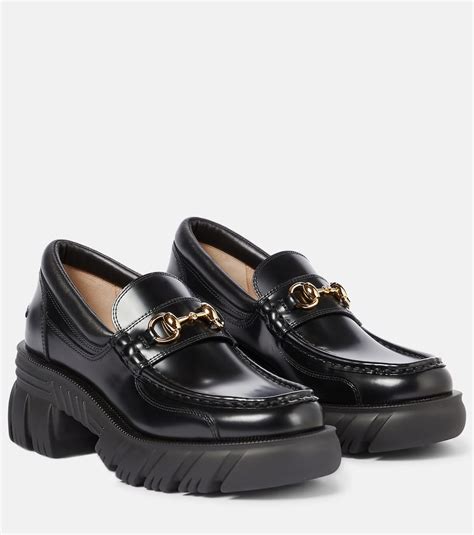 gucci horsebit platforms|gucci harald platform loafers.